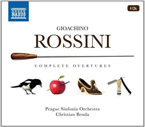 NAXOS  
4 CDs  
GIOACHINO ROSSINI  
COMPLETE OVERTURES  
Prague Sinfonia Orchestra  
Christian Benda