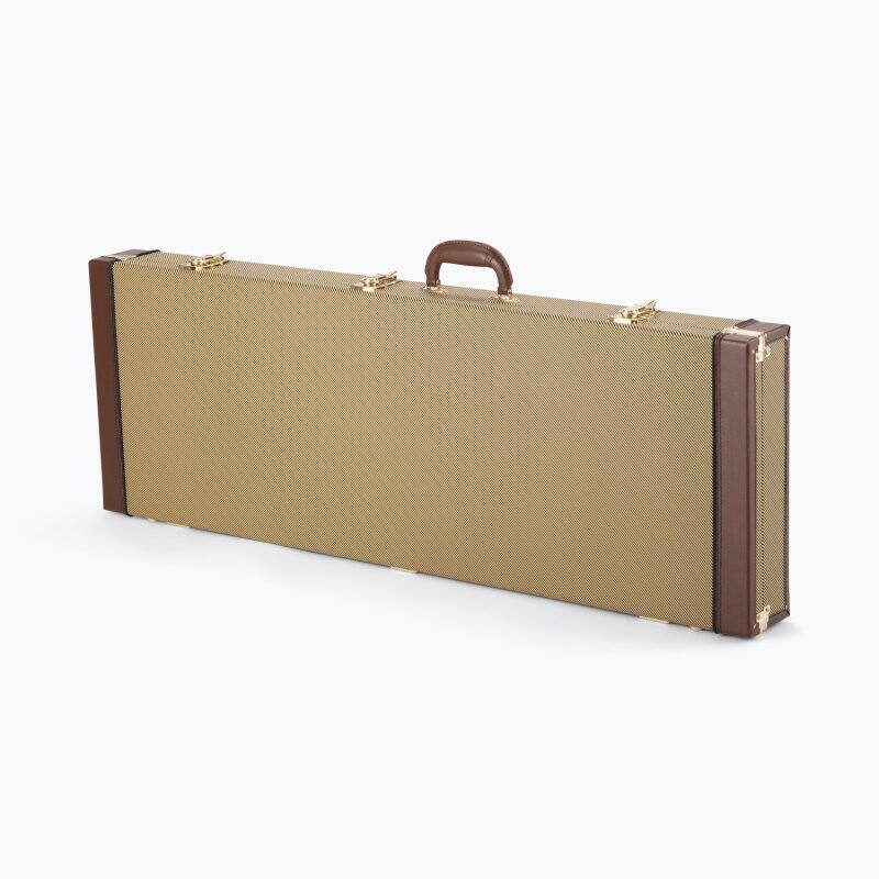 Alt View 1. On Stage Stands - On-Stage GCE6000T Electric Guitar Hard Case, Tweed - Black.