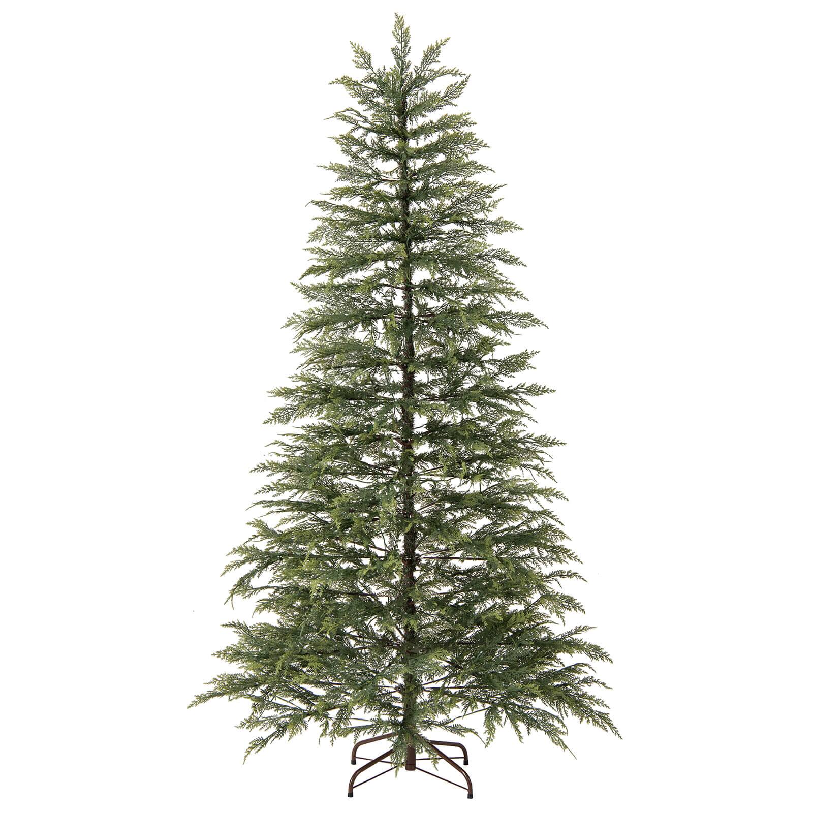 Alt View 9. Costway - Costway 6.5 FT Pre-Lit Artificial Christmas Tree with 578 Branch Tips 390 Lights 8 Modes - Green.