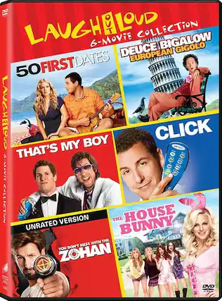 Front. 50 First Dates / Deuce Bigalow: European Gigolo / Click / That's My Boy / The House Bunny / You - DVD.