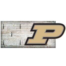 Fan Creations - Purdue Boilermakers 6" x 12" Mounted Key Holder - Multicolor