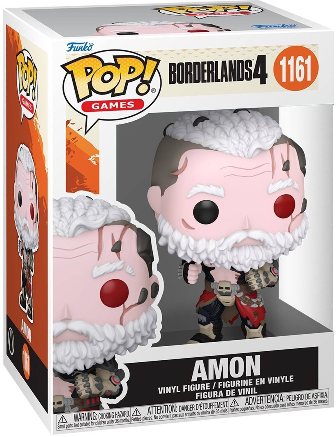 POY Tonle W Funko A POP! BORDERLANDS 4 1161 GAMES GAMES AAMON AMON EN VINYLE FIGURE I FIGURINE VINYL DE VINIL FIGURA ADVERTENCIA: PELIGRO DE ASFIXIA. menores de 36 meses. D'TOUFFEMENT. adecuado para nios ATTENTION: DANGER pequerias. No es de 36 mois Partes HAZARD. enfants de moins WARNING: CHOKING convient pas aux Petites pieces. Ne for children under 36 months Small parts. Not suitable