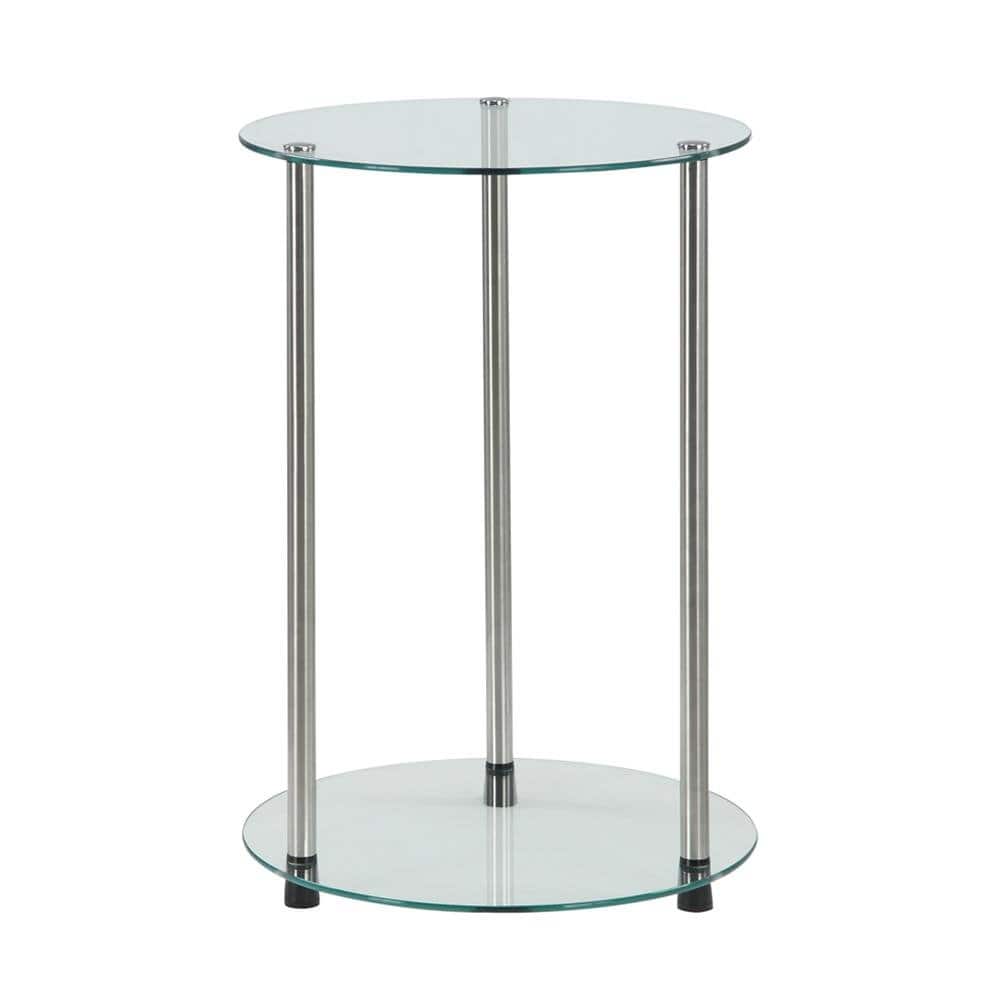 FurniFact - Contemporary Side Table - Glass