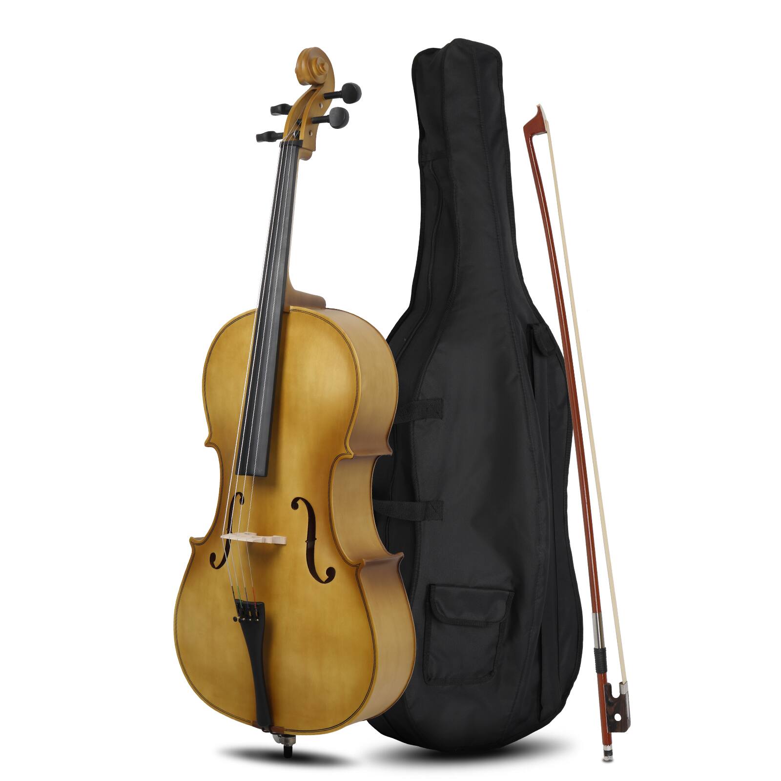Winado - Full Size Cello, 4/4 Solid Wood Acoustic Cello with Sturdy Stand, Portable Bag, Premium Rosin and Extra String price history on PriceWatchPro
