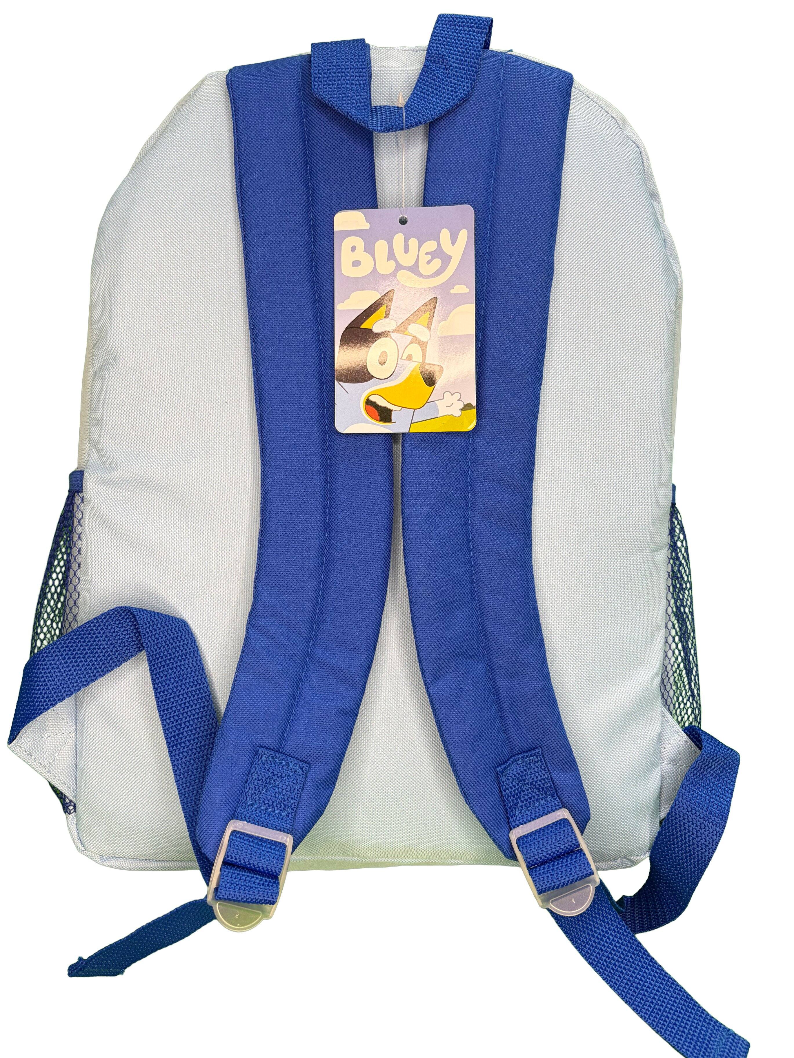 Alt View 4. Disney - 3D Bluey Nylon Blue Kids 16" School Backpack for Girls and Boys ages 3+ - Assorted Pre-Pack.