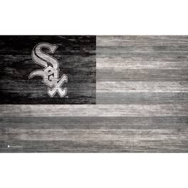 Fan Creations - Chicago White Sox 11'' x 19'' Distressed Flag Sign - Multicolor