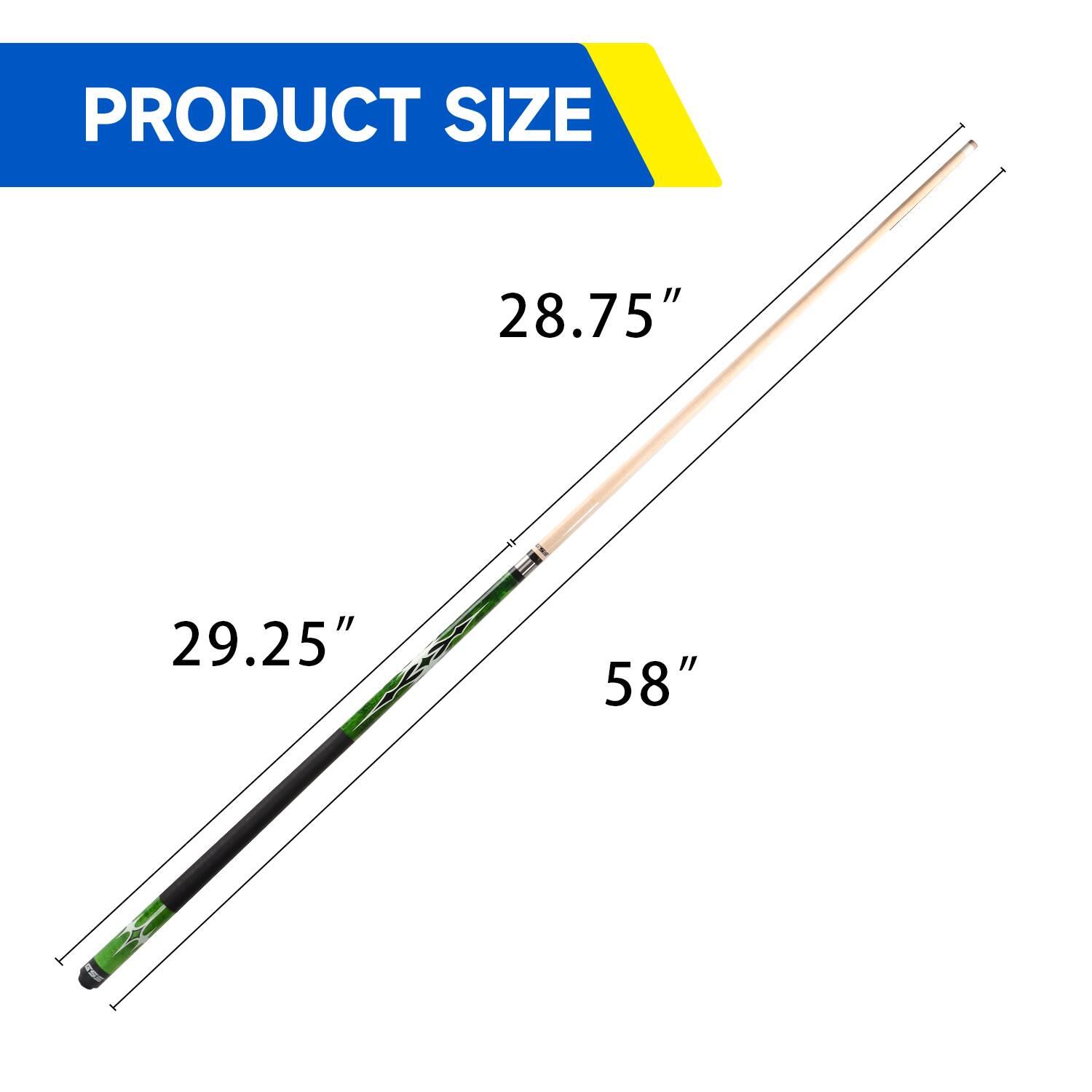 PRODUCT SIZE
28.75"
29.25"
58"