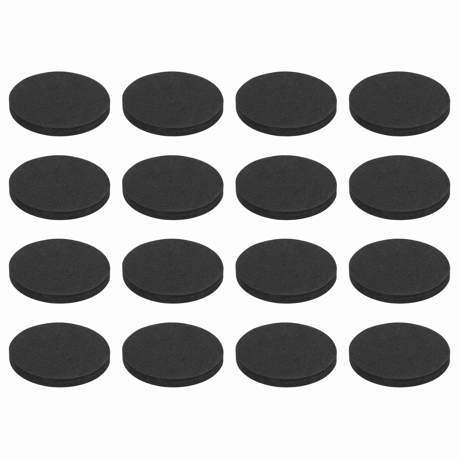 Unique Bargains - 16pcs Single Sided Speaker Isolation Feet Pads, 50x5mm Non Slip Foam Shock Absorption Pad for Amplifier - Black price history on PriceWatchPro