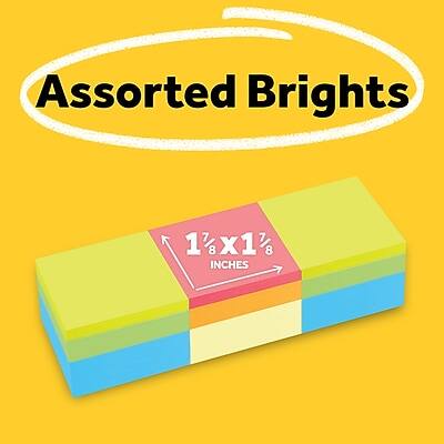 Assorted Brights  
1 3/8 x 1 3/8 inches