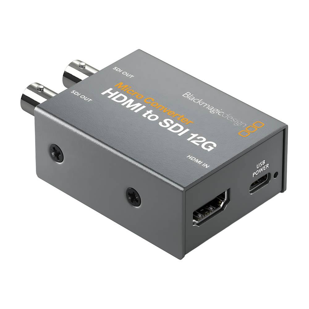 SDI OUT SDI OUT Micro Converter HDMI to SDI 12G Blackmagicdesign 000 HDMI IN USB POWER
