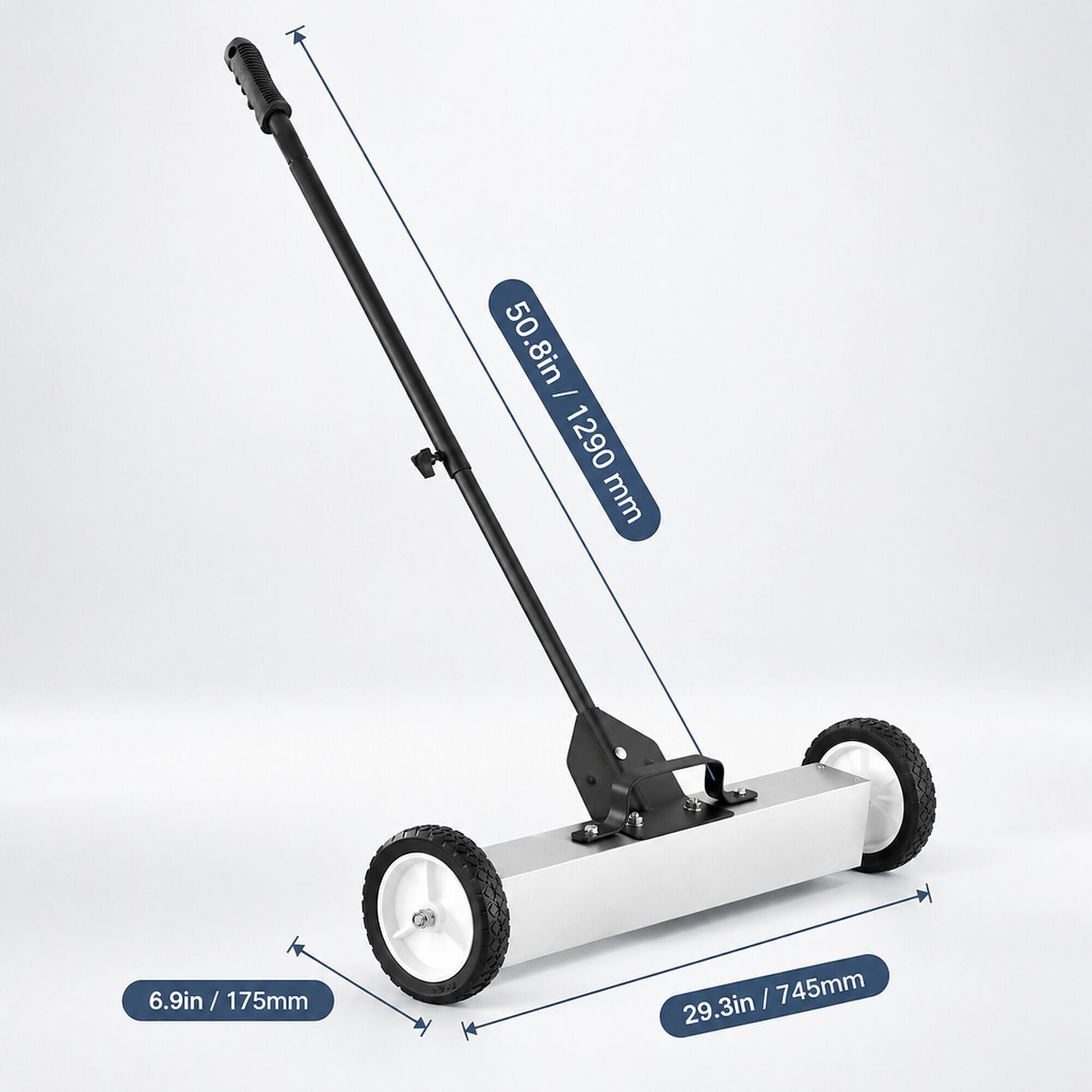 50.8in - 1290 mm  
6.9in / 175mm  
29.3in / 745mm