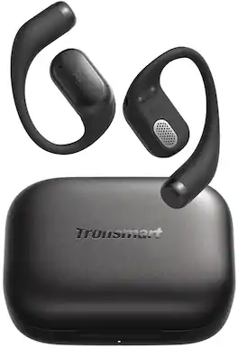 Tronsmart - OpenFly 2 Pro Open-Ear Headphones, True Wireless Bluetooth Earphones with AI ENC 4 Mics Clear Calls, 40H Playtime, IPX5 - Black