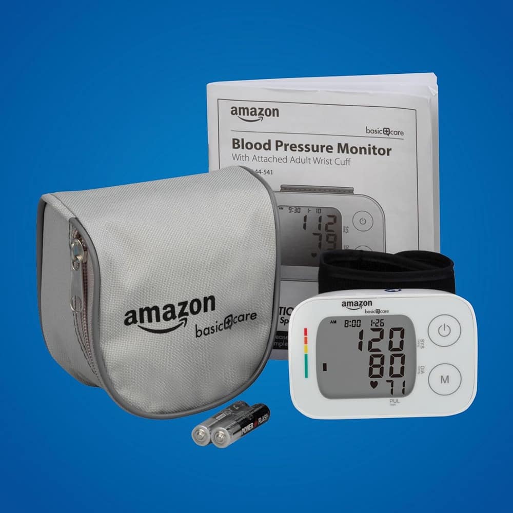 RTMB - Wrist Blood Pressure Monitor, Large Display, Intelligent Inflation - White