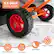 The text on the image is grouped and corrected as follows:
6.5 INCH ROLLING WHEELS: Effortless to move around, easy to control, wear resistant, all-terrain, lightweight.