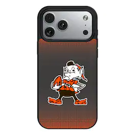Keyscaper - NFL - Cleveland Browns Linen Logo iPhone Magnetic Bump Case - 15 - Black