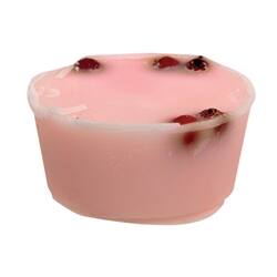 Angle. BreeBe - Cranberry Delight Botanical Wax Tart - 2 oz. - Pink.