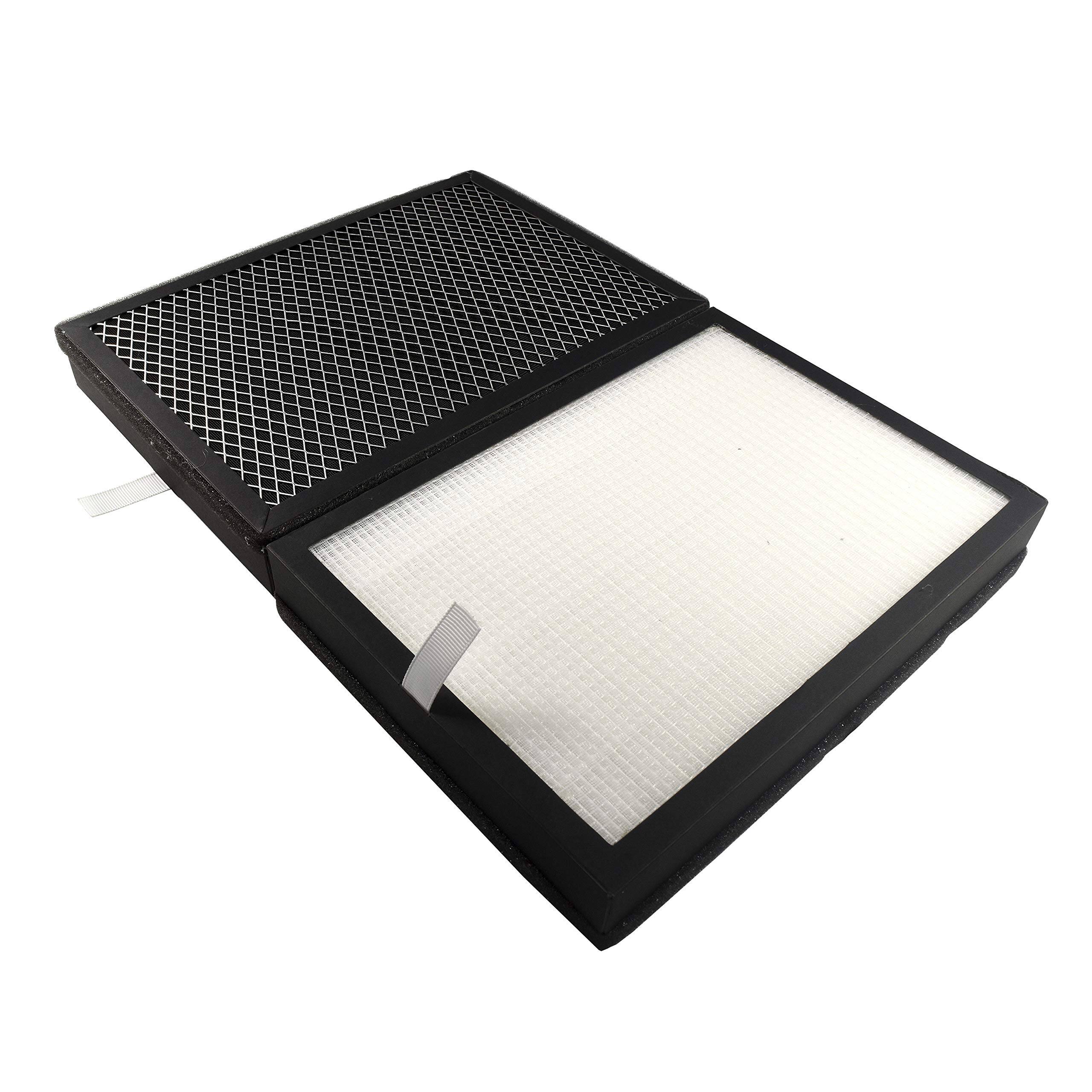 Alt View 1. HQRP - 3-in-1 Air Purifier Filter Set 4-Pack for MA25R, MA25 Series Pre-Filter H13 HEPA Activated Carbon.