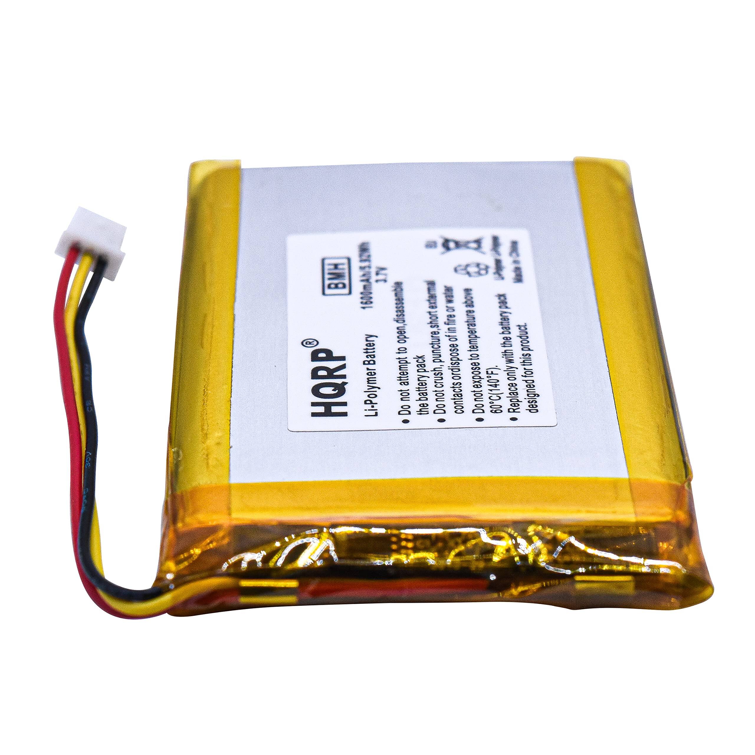 HQRP® Li-Polymer Battery

BMH 17V 1600mAh

Do not attempt to open, disassemble, or puncture the product.
Do not expose to high temperature or dispose of with fire.
Do not attempt to crush or dispose of with battery pack.
Do not expose contacts.
Do not attempt to short circuit.
Do not expose to temperatures above 60°C (140°F).
Do not recharge with chargers above 40°C (104°F).
Designed for this product only.

Recharge only with the battery pack.