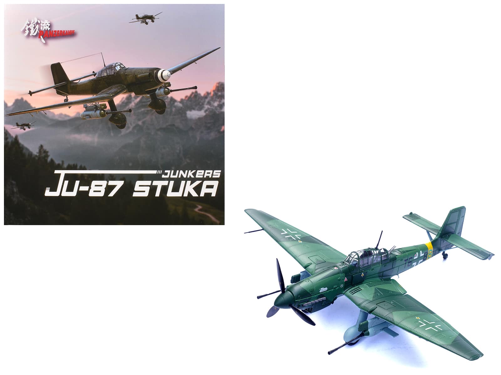 "Junkers Ju 87G2 Stuka Bomber Aircraft ""Romania"" (1944) German Luftwaffe ""Wing""Series 1/72 Diecast Model by Panzerkampf" price history on PriceWatchPro