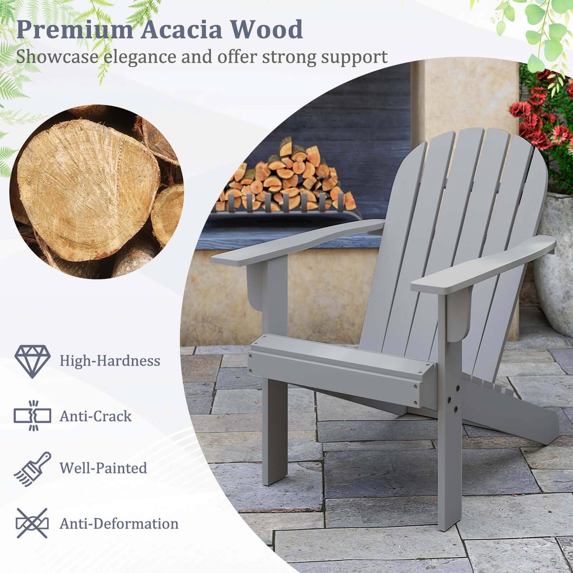 Premium Acacia Wood, Showcase elegance and offer strong support, High-Hardness, Anti-Crack, Well-Painted, Anti-Deformation