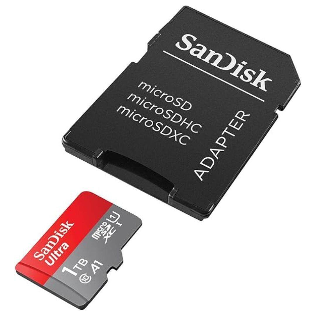 SanDisk Ultra 1 TB Class 10/UHS I (U1) microSDXC 1 150 MB/s Read
