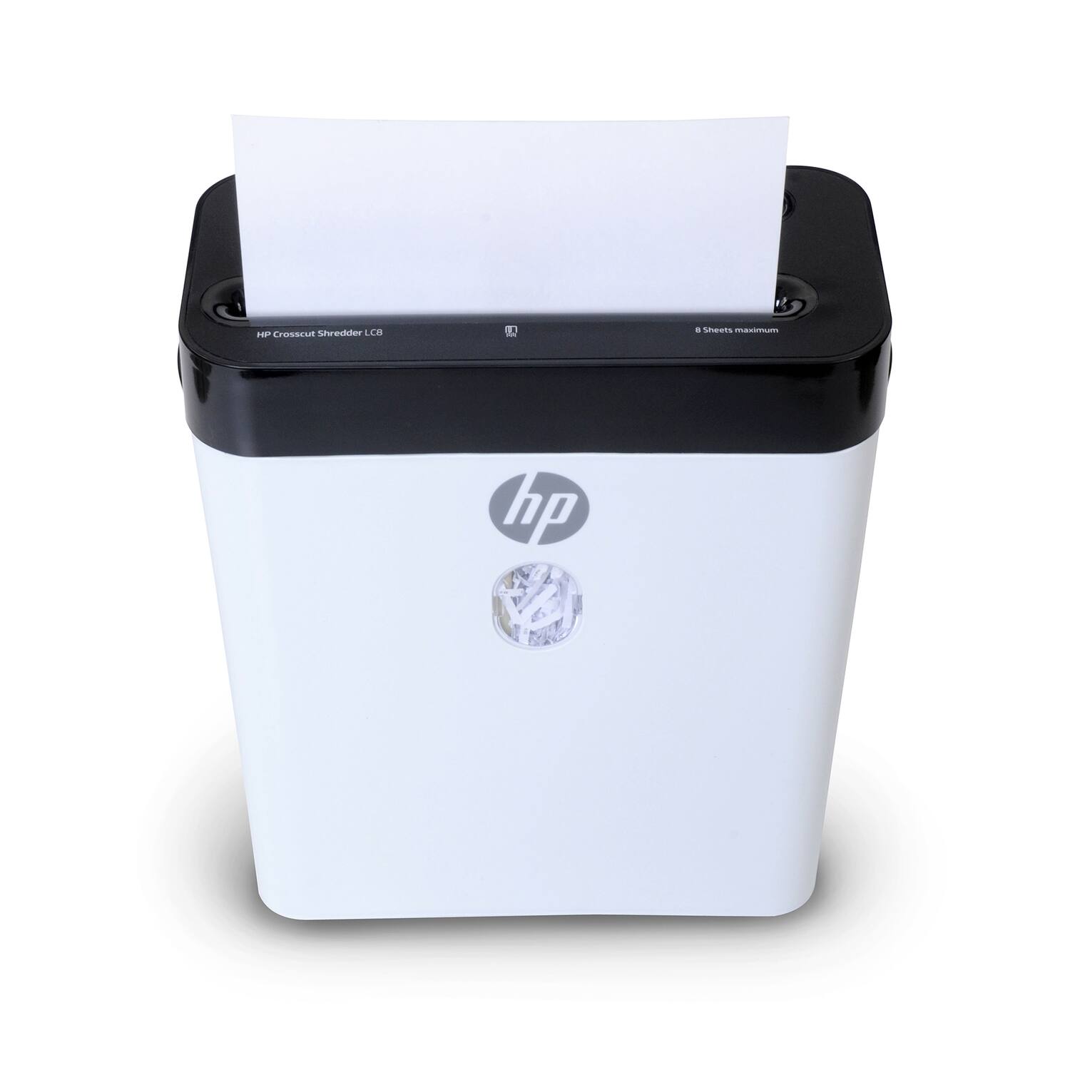 HP Crosscut Shredder LC8  
8 Sheets maximum