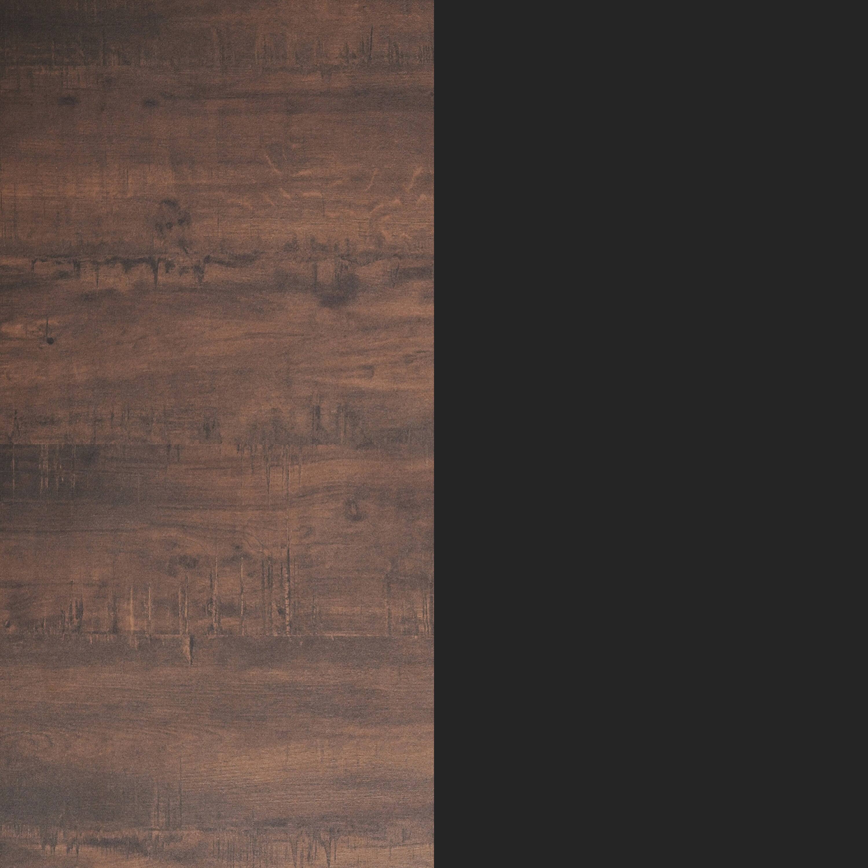 Alt View 9. Emma + Oliver - PureShield Tabletop with HPL Technology and Bar Height Base - Dark Brown/Black Base.
