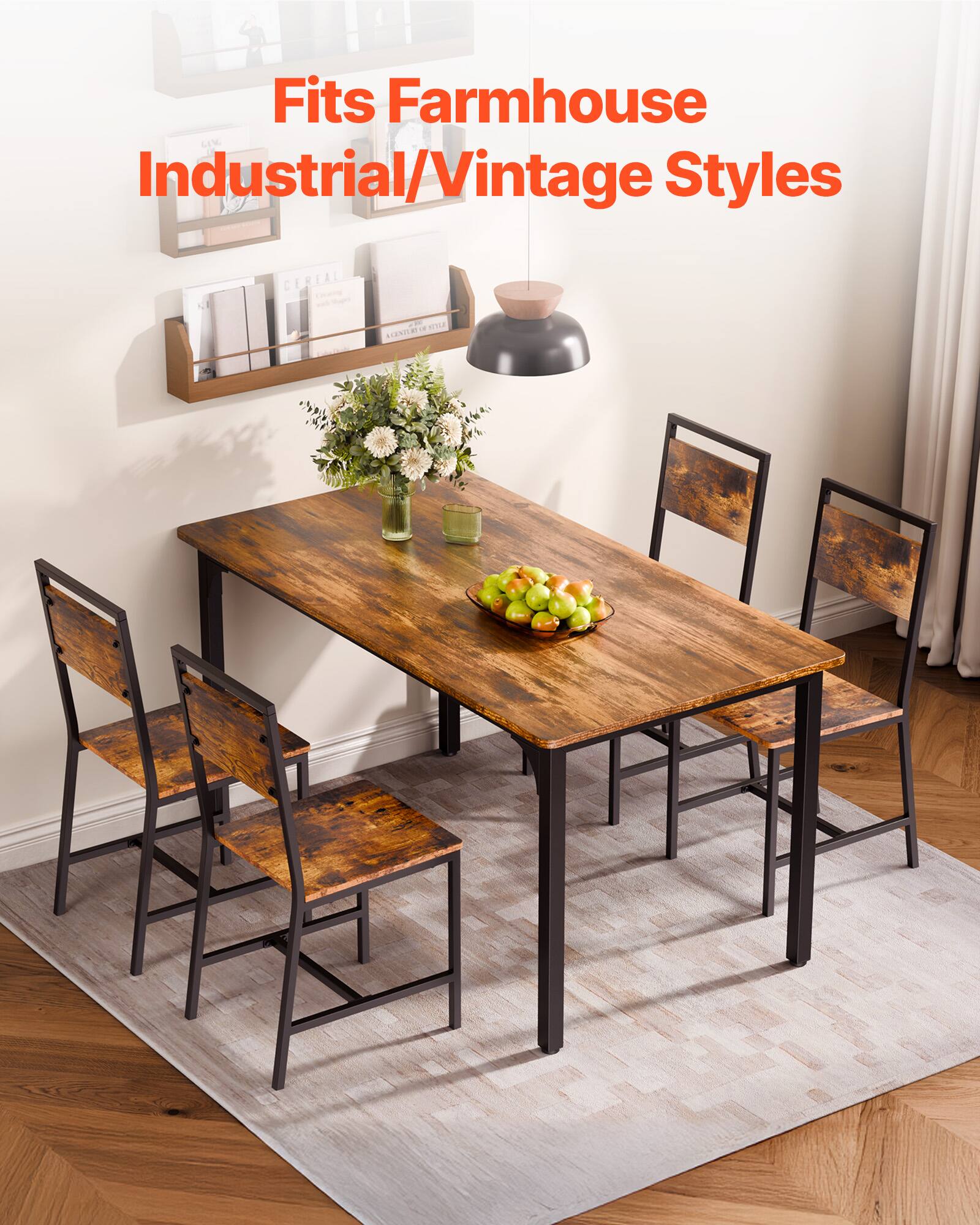 Fits Farmhouse Industrial/Vintage Styles