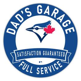 Fan Creations - Toronto Blue Jays 16" Dad's Garage Wood Sign - Multicolor