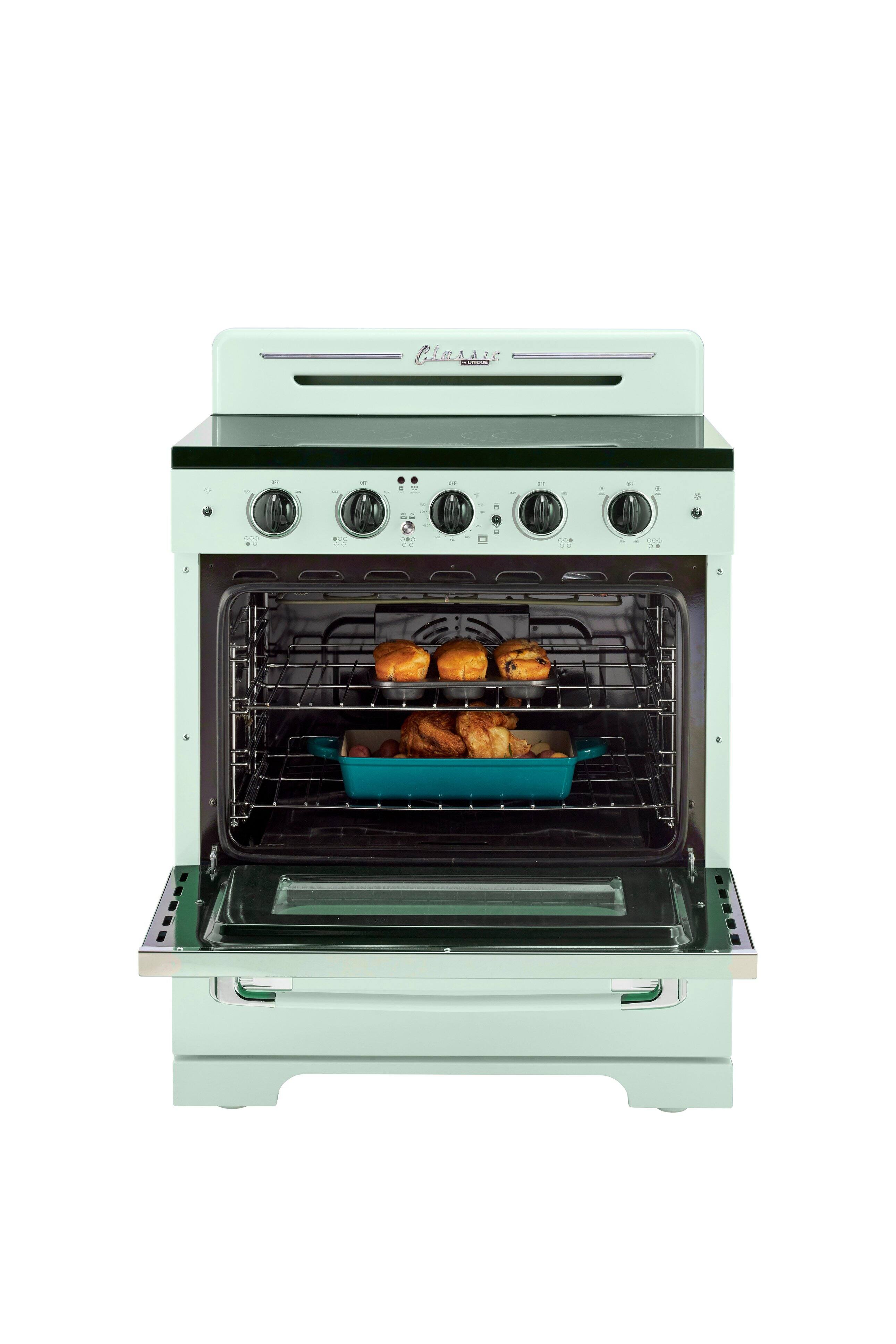 The text on the image reads "PLASTIC 30. - a - 2 OUB." This is likely a reference to the oven's temperature settings or a description of the oven's features.