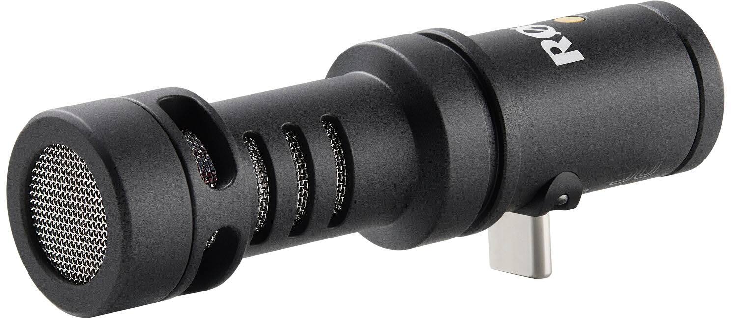 Alt View 12. RØDE - VIDEOMIC ME-C+ Directional Microphone for USB-C Mobile Devices - Black.