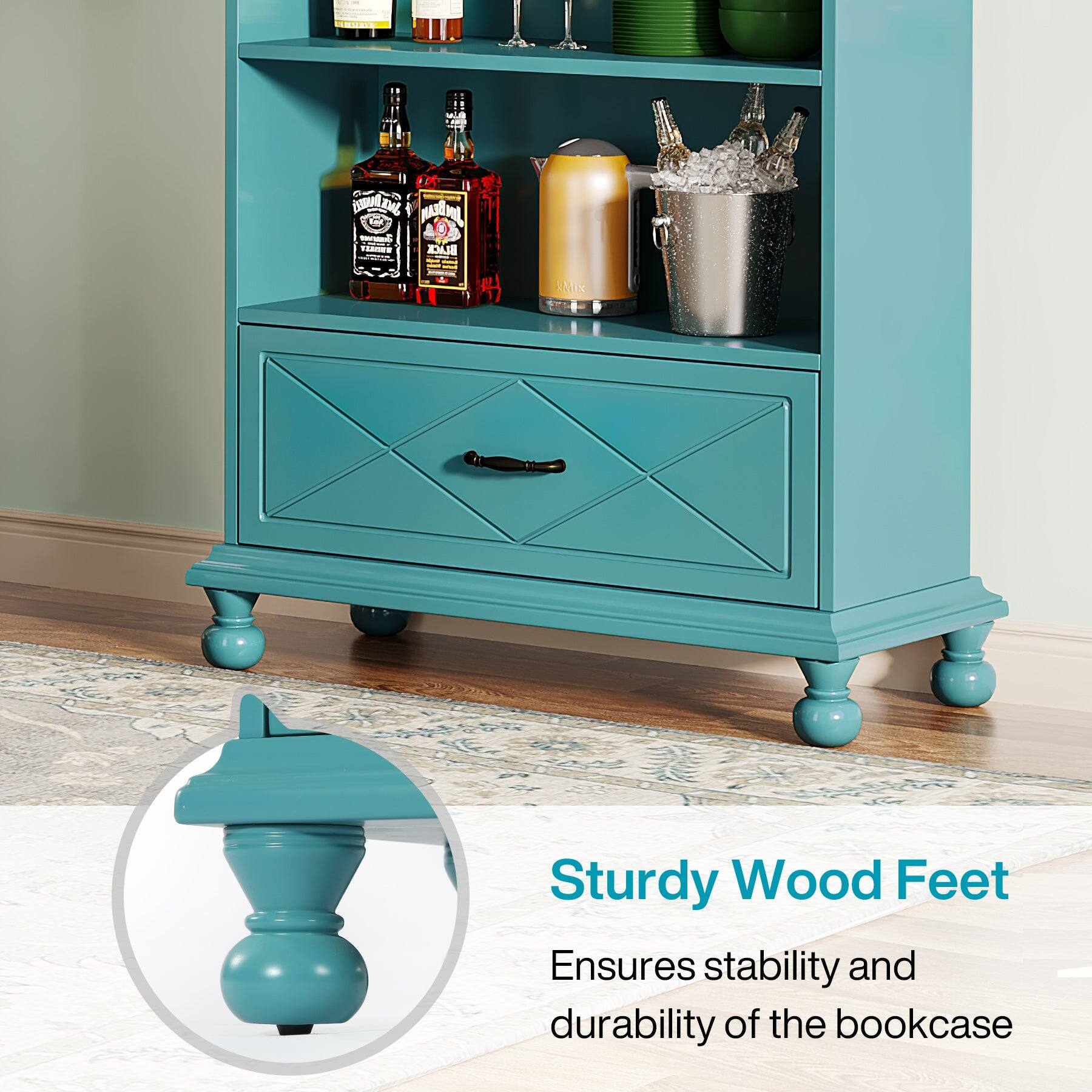 JAKABD'S MASKING TEAMES BLACK

Mix

Sturdy Wood Feet Ensures stability and durability of the bookcase