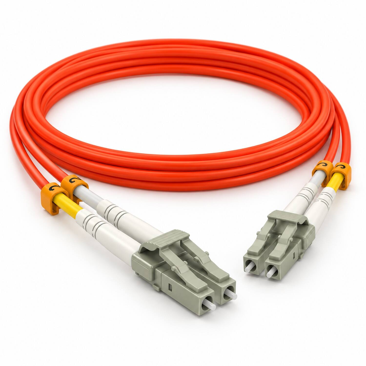 Angle. Sanoxy - 15m LC/LC Duplex 62.5/125 Multimode OM1 Fiber Optic Cable - Multi.