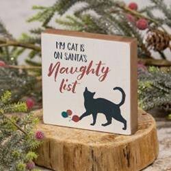 My cat is on Santa's naughty list