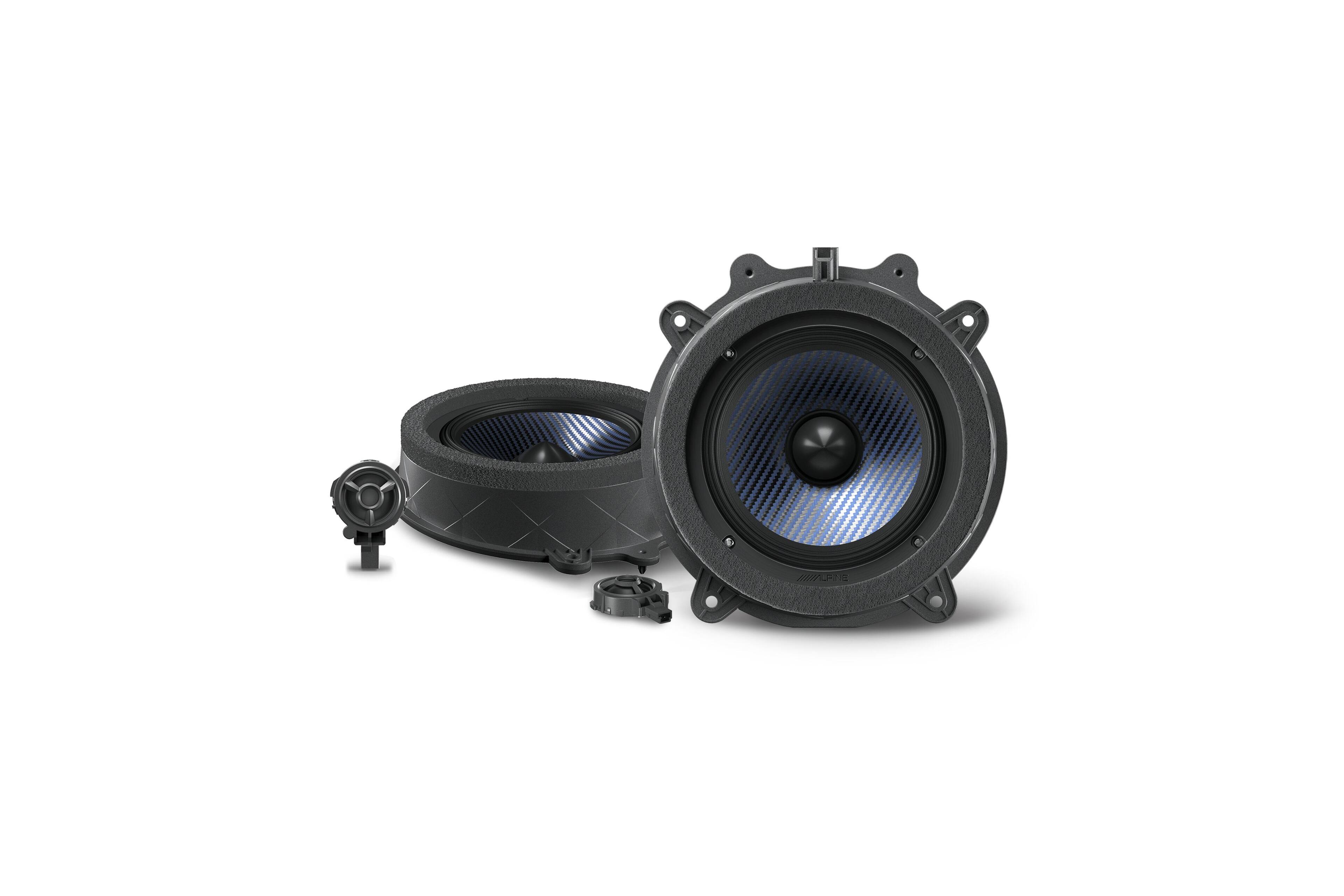 Alt View 13. Alpine - 13-Speaker Complete Sound System Upgrade for 2022-2023 Tesla Model Y - Black.