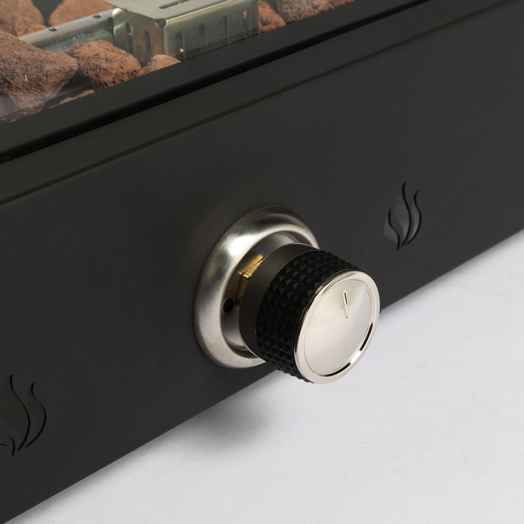 Alt View 5. Dexmalle - Dexmalle-28" Propane Gas Fire Pits-Black.