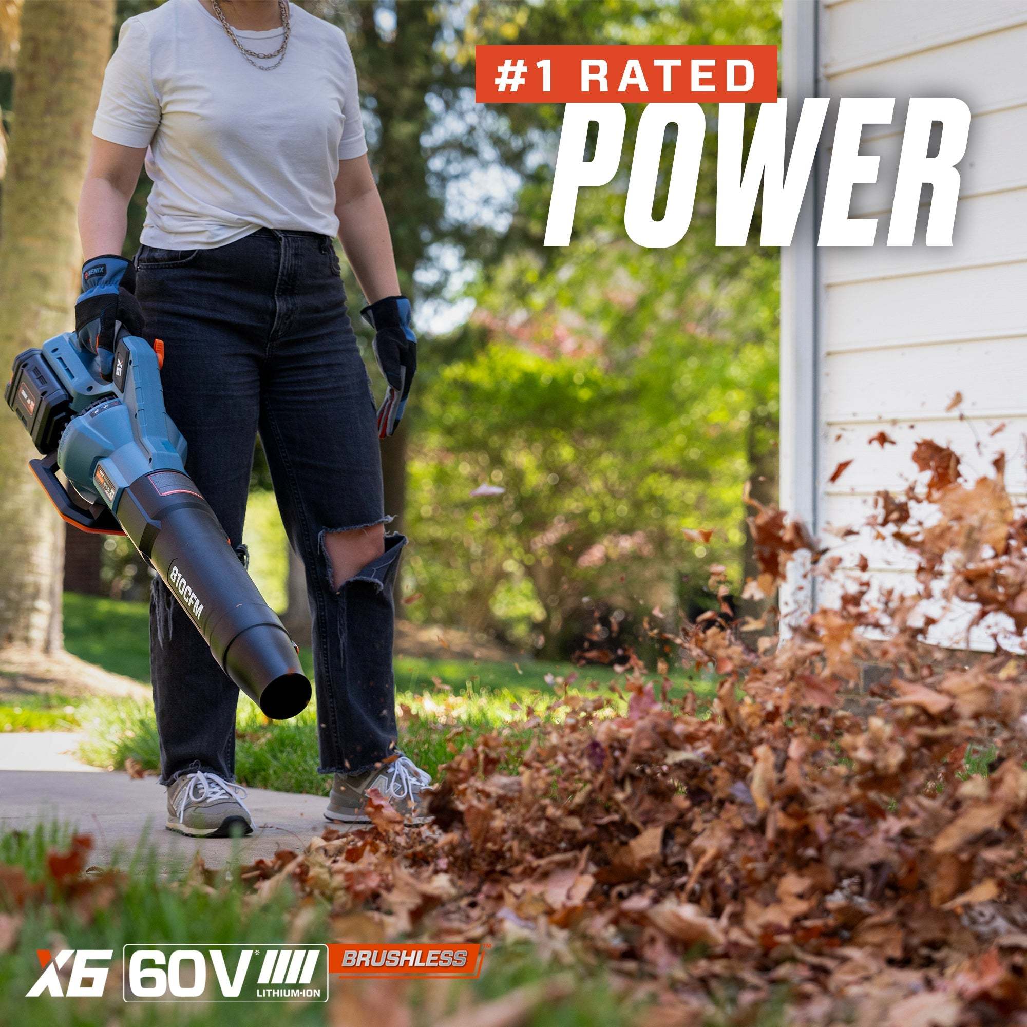 #1 RATED POWER

X6 60V III BRUSHLESS LITHIUM-ION