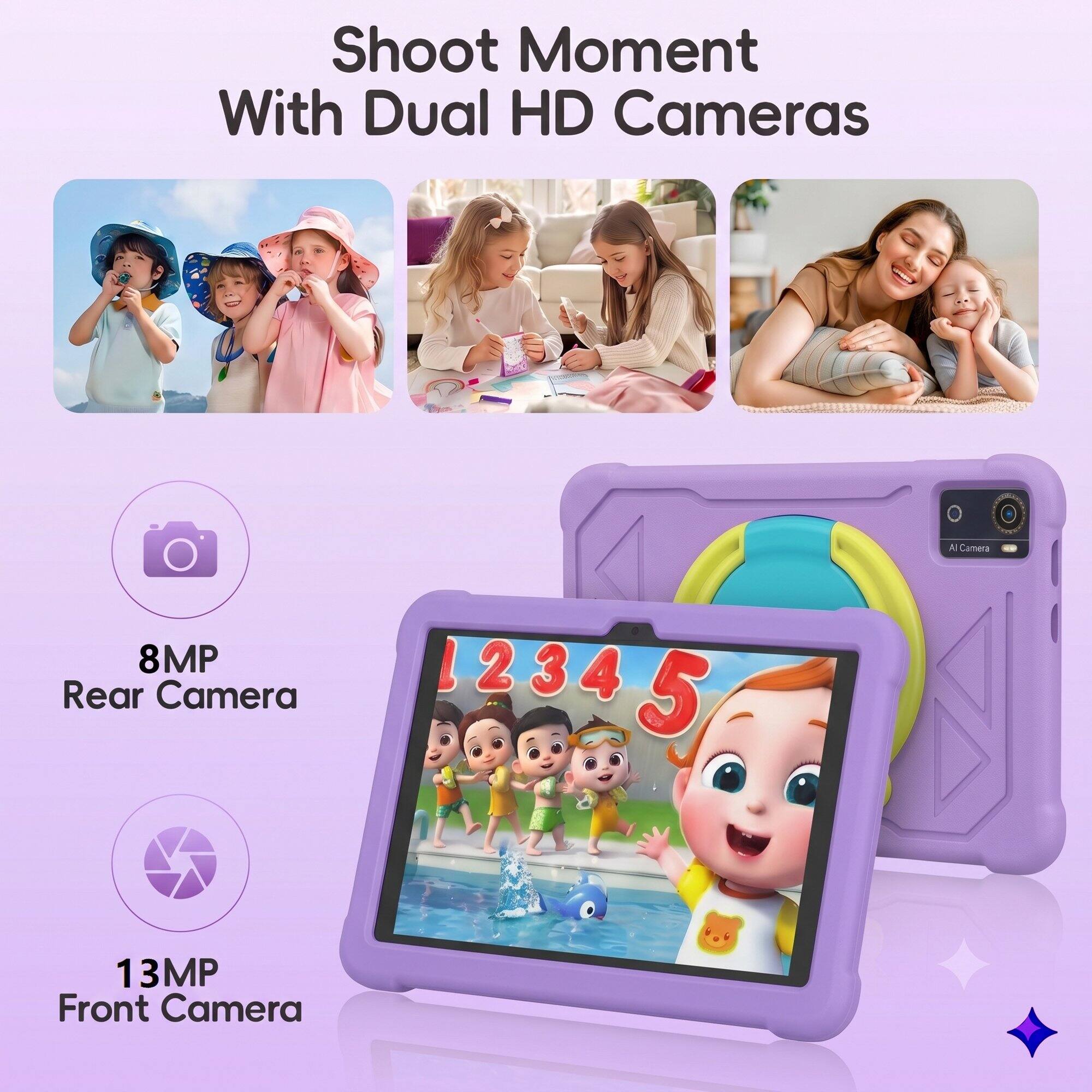 Shoot Moment With Dual HD Cameras

8MP Rear Camera

13MP Front Camera