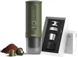 Outin - Nano Complete set Portable Espresso Machine with Double Shot Accessories - Green