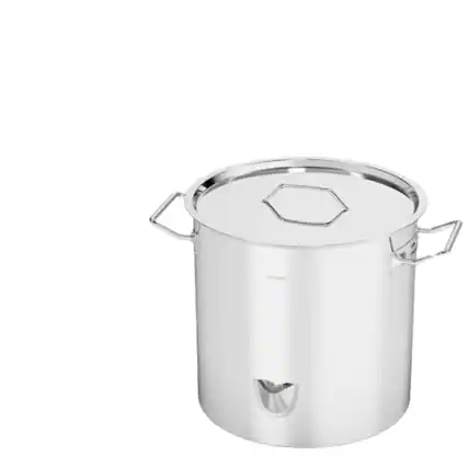 Front. Home Collection - 52 QT Stainless Steel Tamale Steamer Pot for Seafood Vegetables Cooking - Silver.