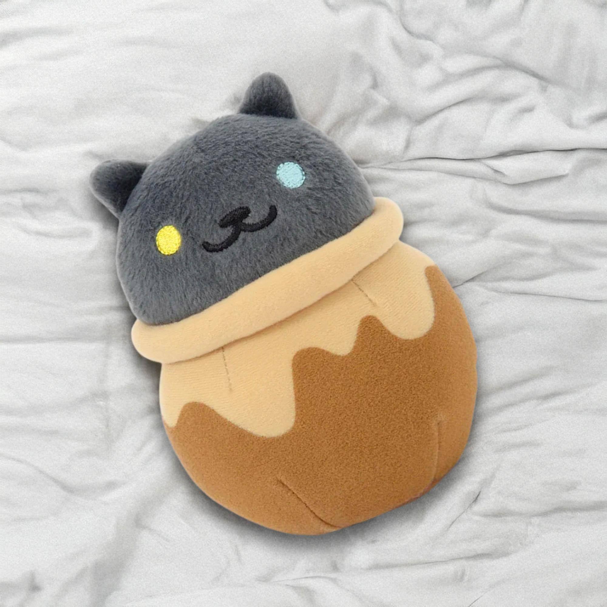 Alt View 10. Little Buddy - Neko Atsume: Kitty Collector 6" Plush: Pepper Pot - Brown.