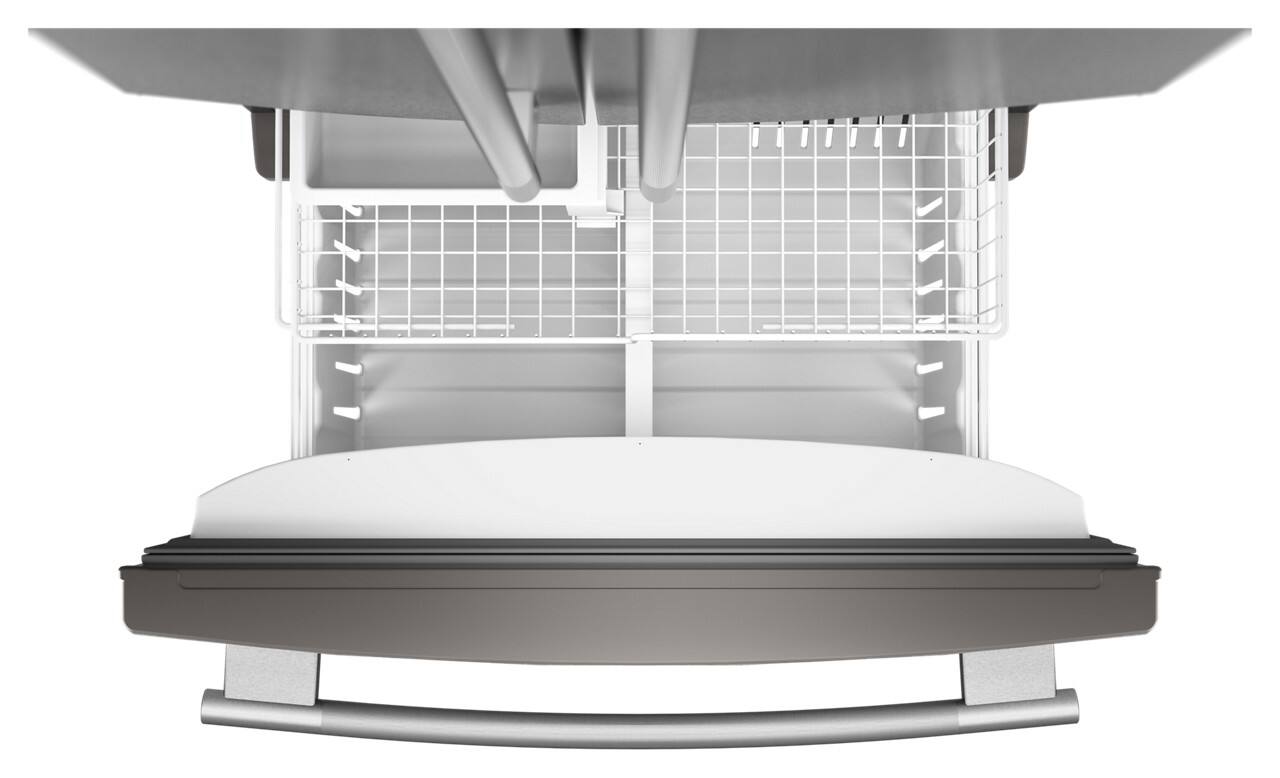Alt View 10. KitchenAid - 33 in. Wide 22 cu. ft.  French Door Refrigerator with Internal Water Dispenser - PrintShield Stainless.