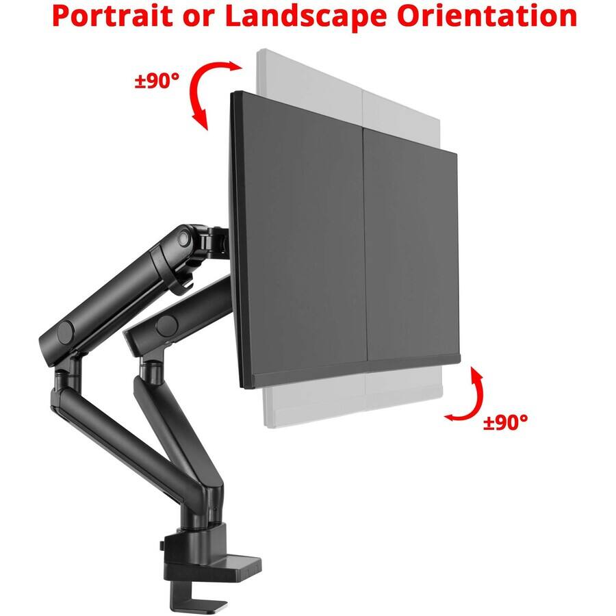Portrait or Landscape Orientation  
±90°  
±90°