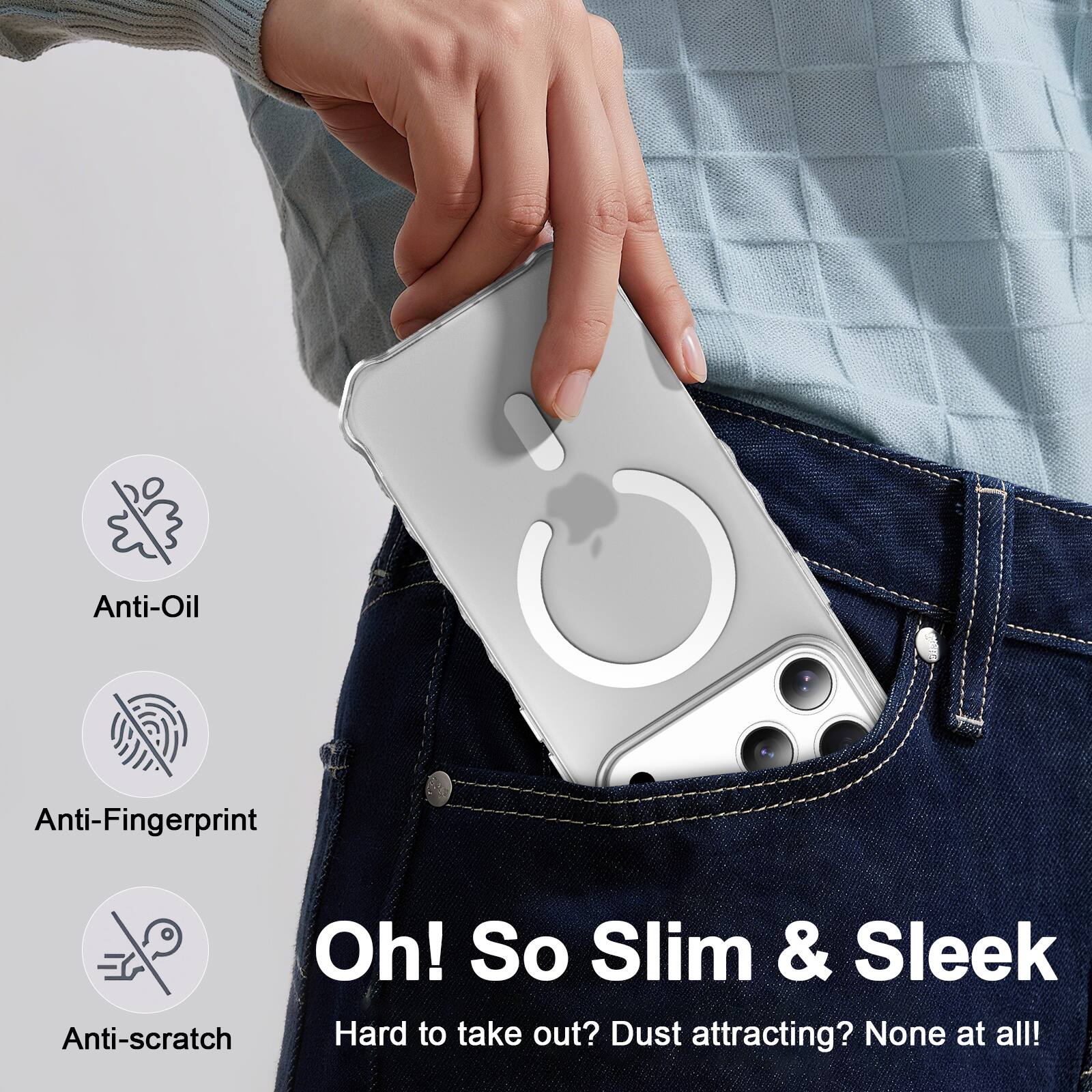 Anti-Oil  
Anti-Fingerprint  
Anti-scratch  
Oh! So Slim & Sleek  
Hard to take out? Dust attracting? None at all!