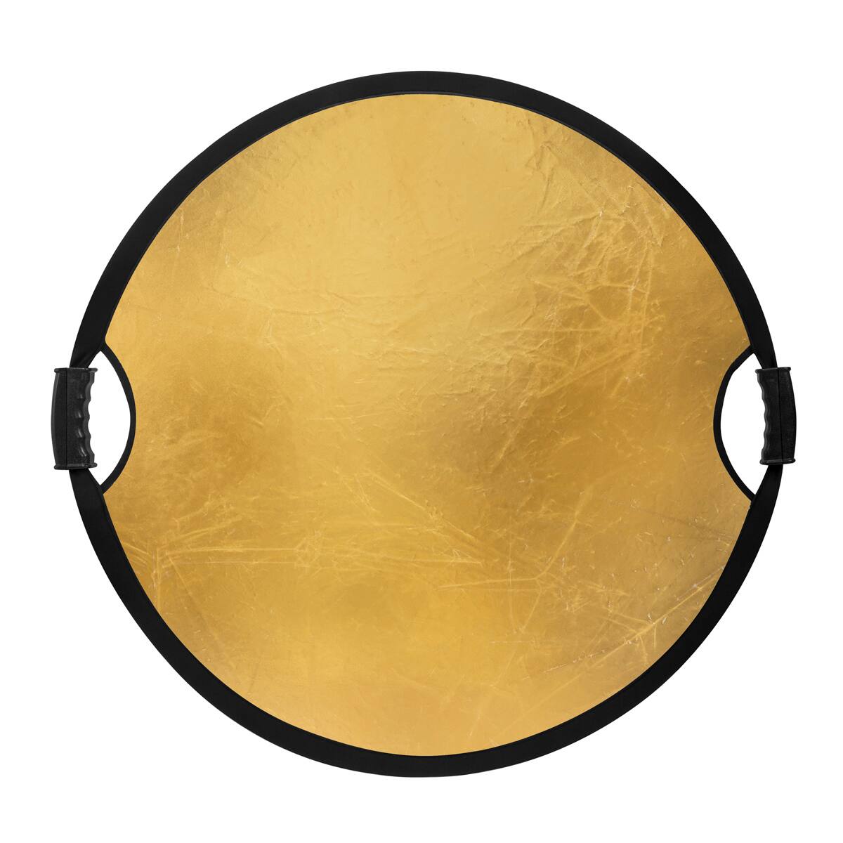 Alt View 1. Glow - Glow Circular Collapsible Reflector with Handles (22", Gold/White).