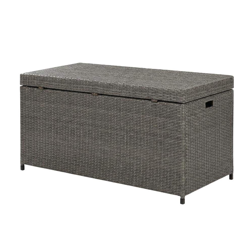 Crosley Furniture - Palm Harbor Wicker Outdoor Storage Box - Weathered Gray price history on PriceWatchPro