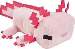 Mattel - Minecraft Basic Plush Toy, Axolotl Soft Doll, 8-inch Collectible - Multicolor