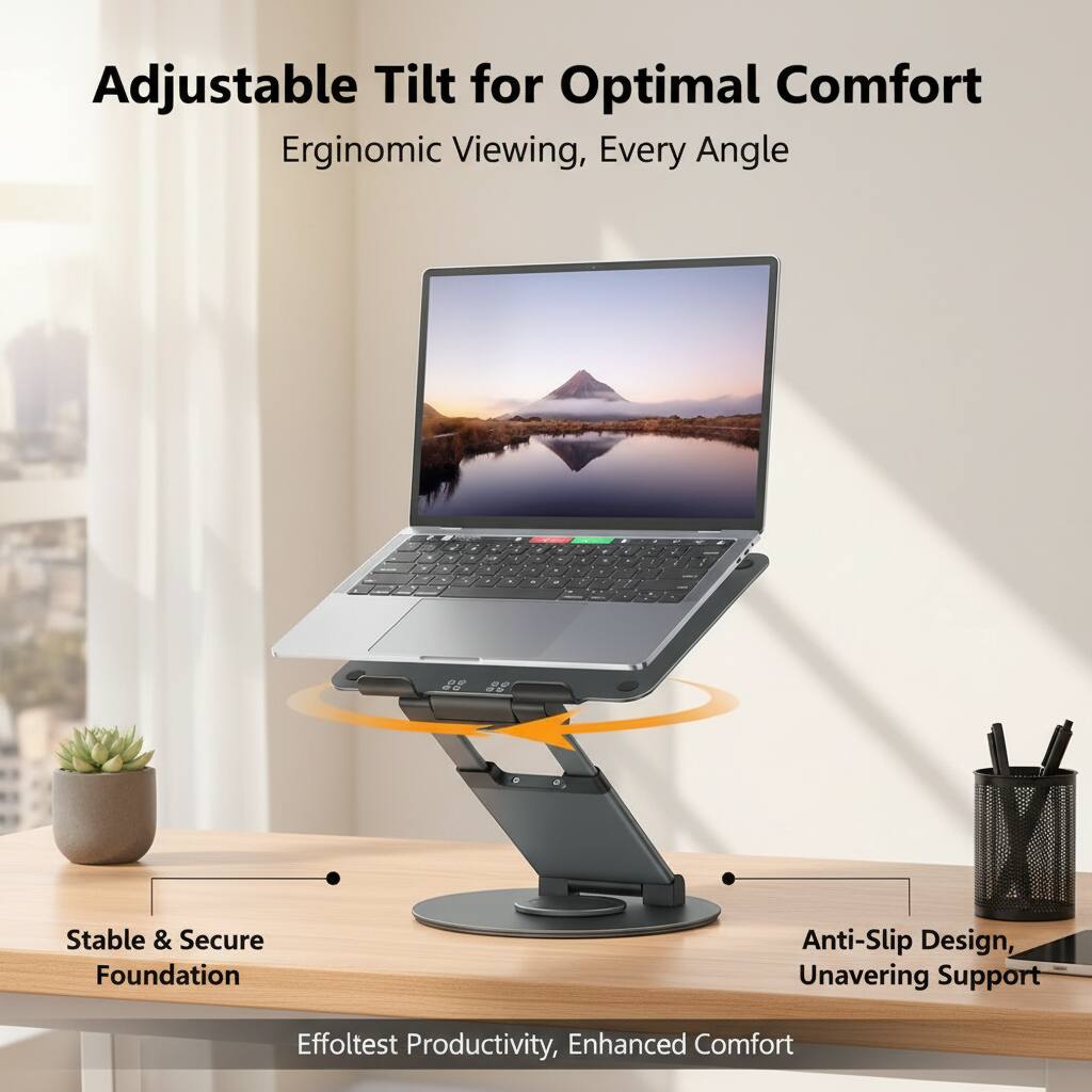 Adjustable Tilt for Optimal Comfort  
Ergonomic Viewing, Every Angle  

Stable & Secure Foundation  

Anti-Slip Design, Unwavering Support  

Effortless Productivity, Enhanced Comfort