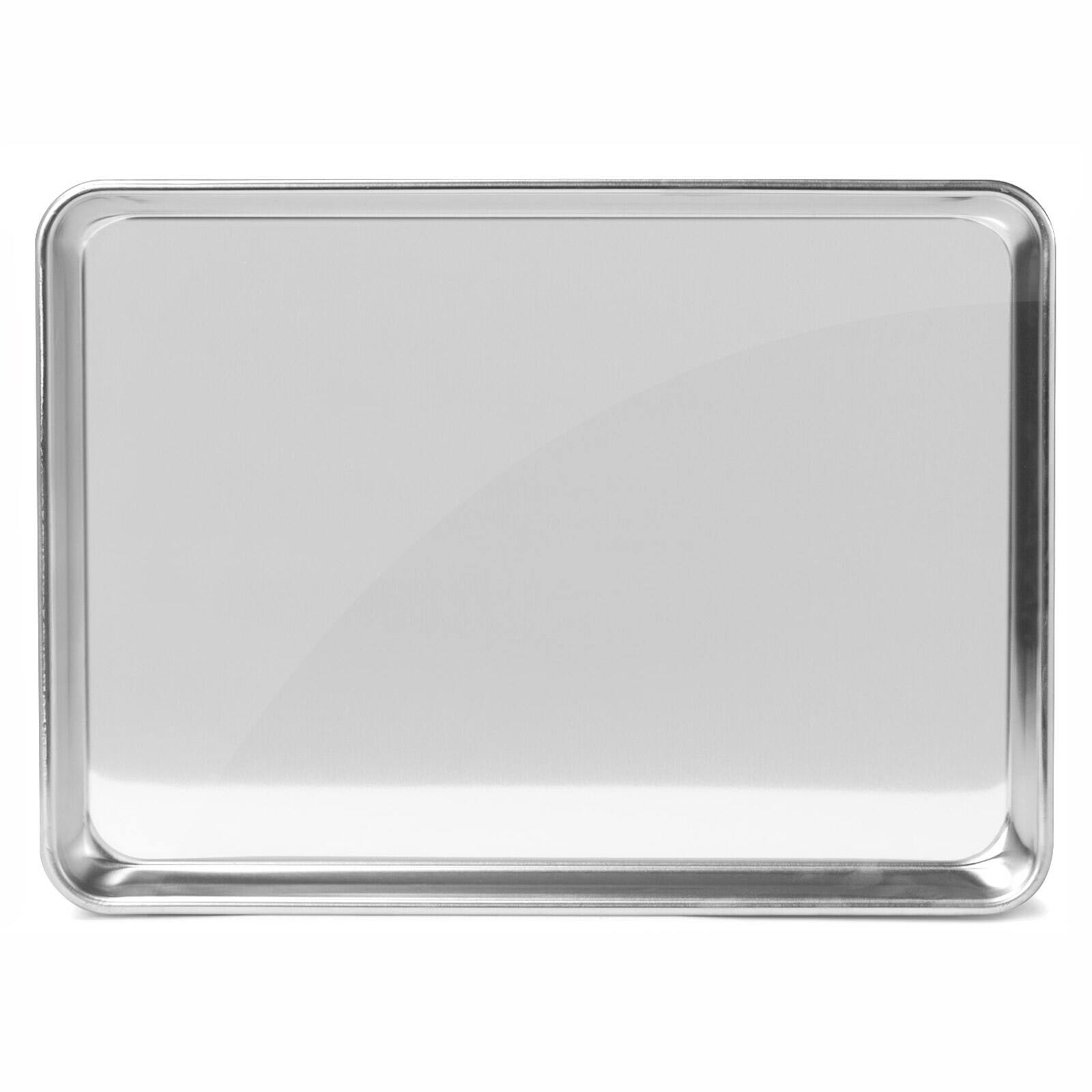Alt View 2. GRIDMANN - 13 x 18-in 12pk - Commercial Aluminum Cookie Sheets - Silver.