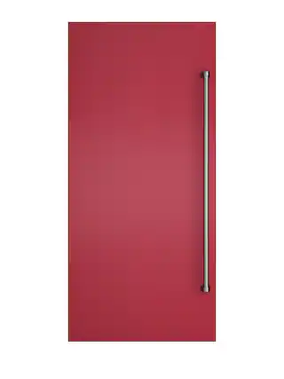 Front. Viking - 36"W Column Door Panel w/Pro-style handle - Valentine.